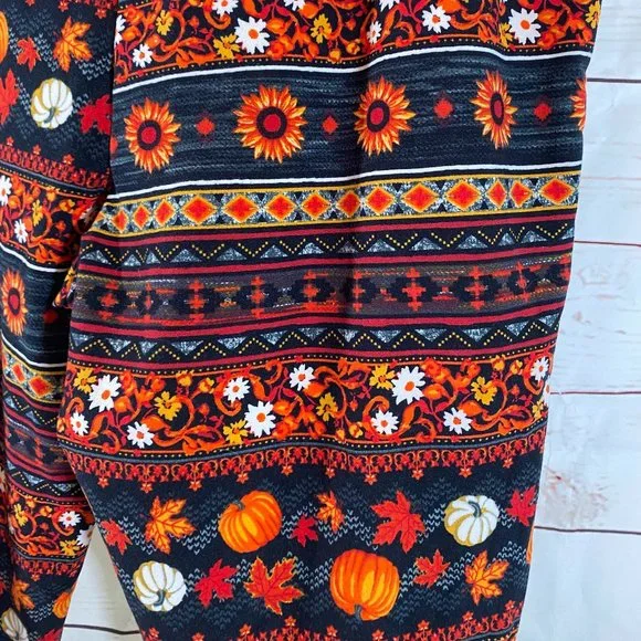 Terra & Sky Fall / Halloween Print Capri Leggings NWOT Women's Size 20-22 W (XL) - Picture 8 of 11